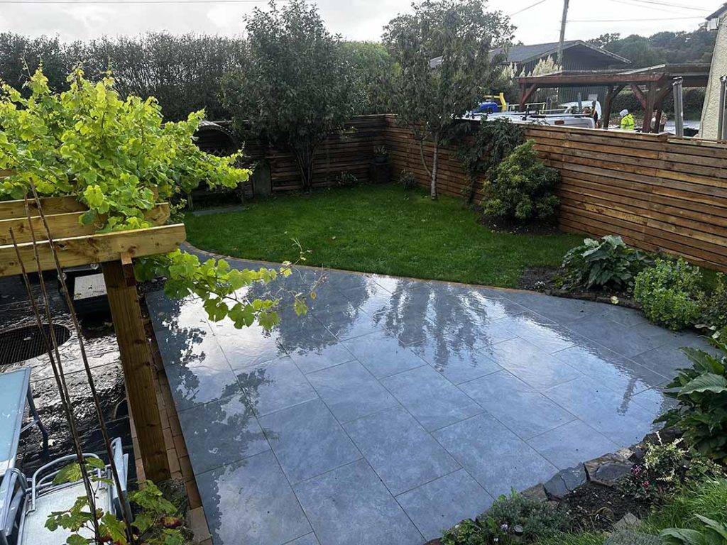 large patio